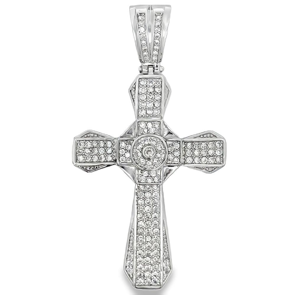 King Cross CZ Iced Out Pendant HipHopBling