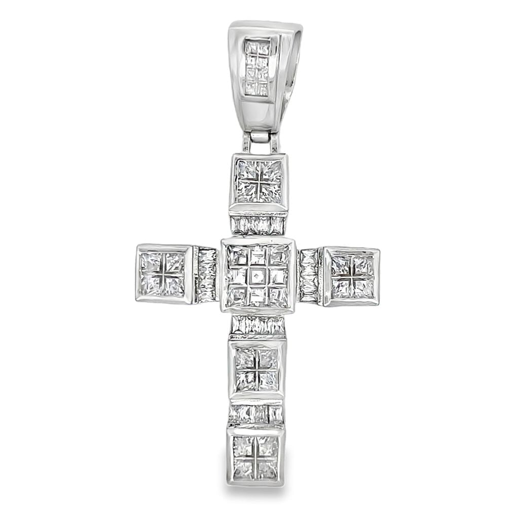 Princess Ice Cube CZ Iced Out Pendant HipHopBling