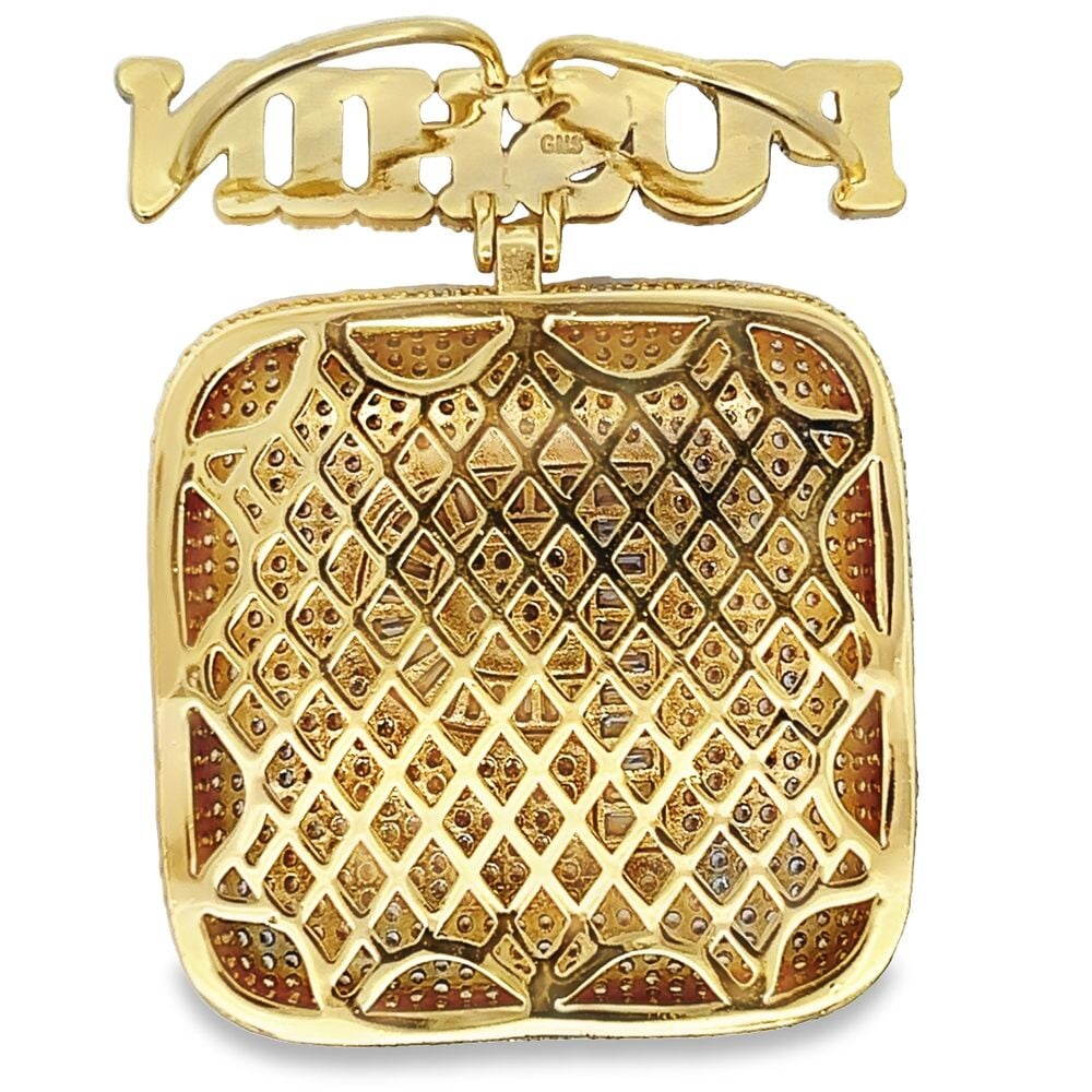 Pushin P CZ Hip Hop Bling Iced Out Pendant HipHopBling