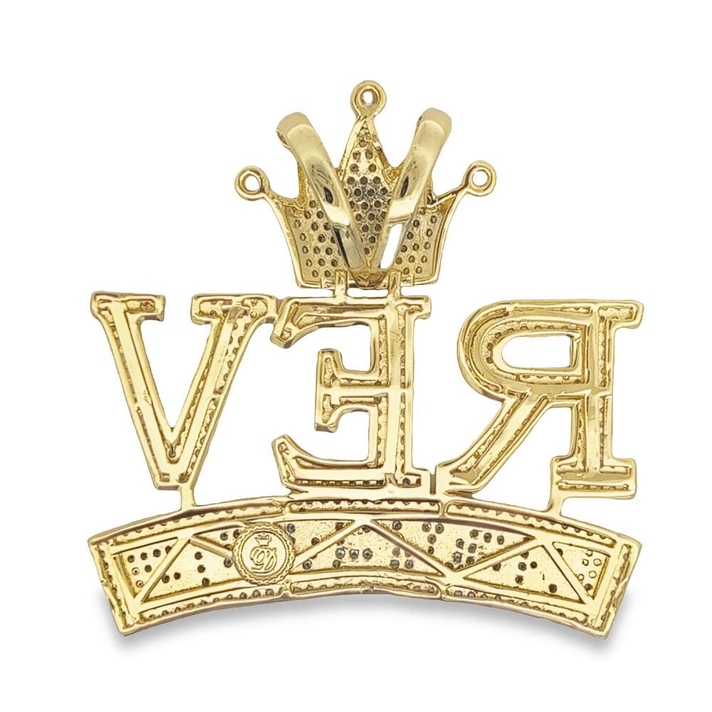 REV Revenue Crown VVS CZ Hip Hop Bling Pendant HipHopBling