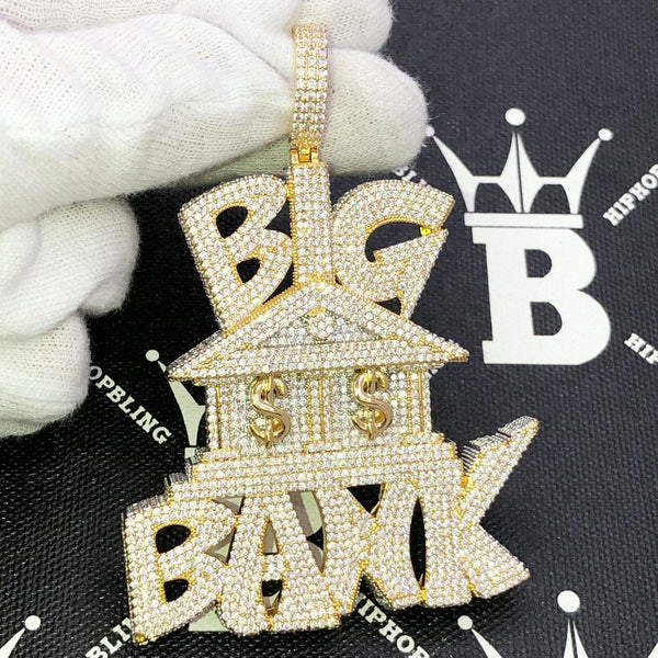 Men's Iced Big Bank 2024 Necklace