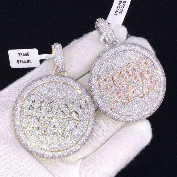 Boss Pendant buy Iced Taniss Chain