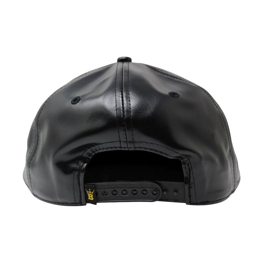 HipHopBling Crown Logo Leatherette Snapback Hat