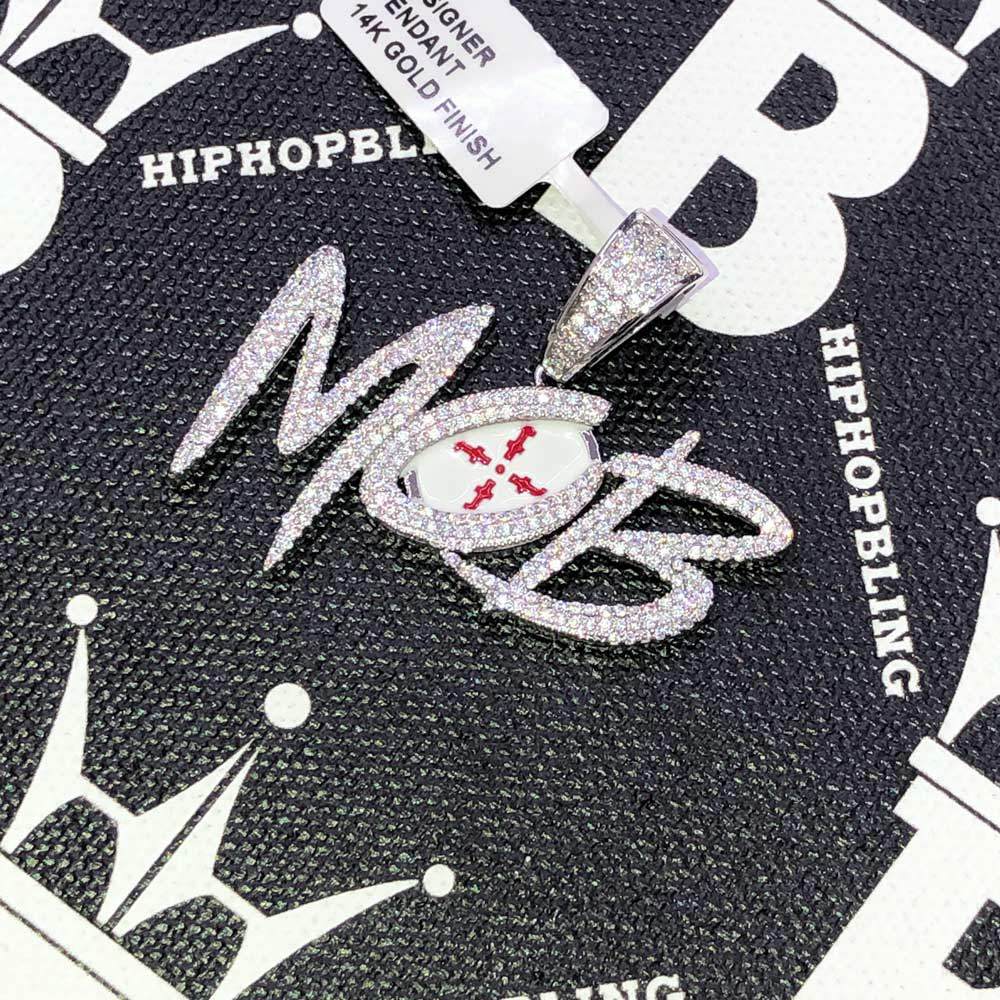 MOB CZ Hip Hop Bling Bling Pendant HipHopBling